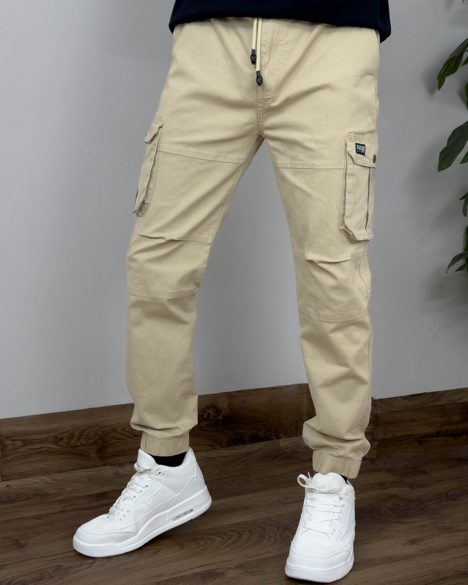 Men's Cargo Jogger Pants - Khaki