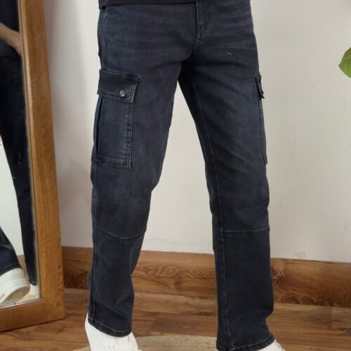 Shadow Black Baggy Denim Pant