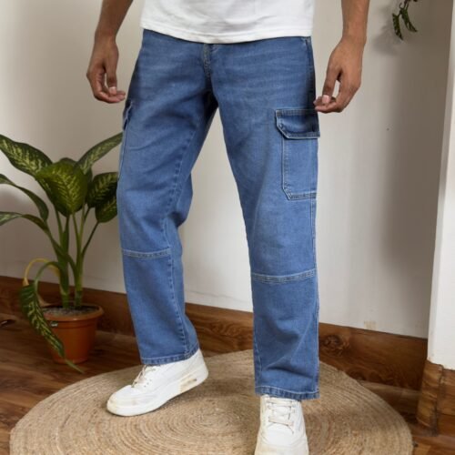 Light Blue Baggy Denim Pant